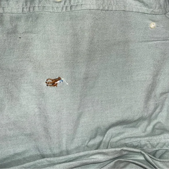 Vintage Ralph Lauren Light Blue Button-Up Shirt - Picture 2 of 3